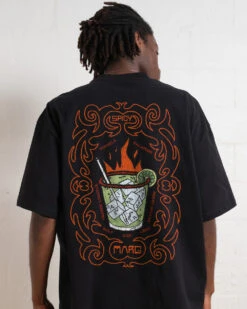 Spicy Marg Oversized Tee -Threadheads Clothing SpicyMargaritaOversizedTee BlackBack