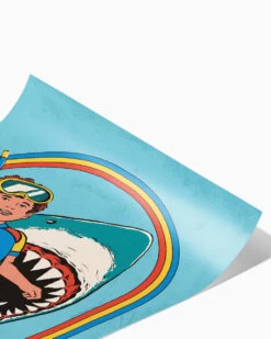 Stay Positive Art Print -Threadheads Clothing Stay Positive Print Display