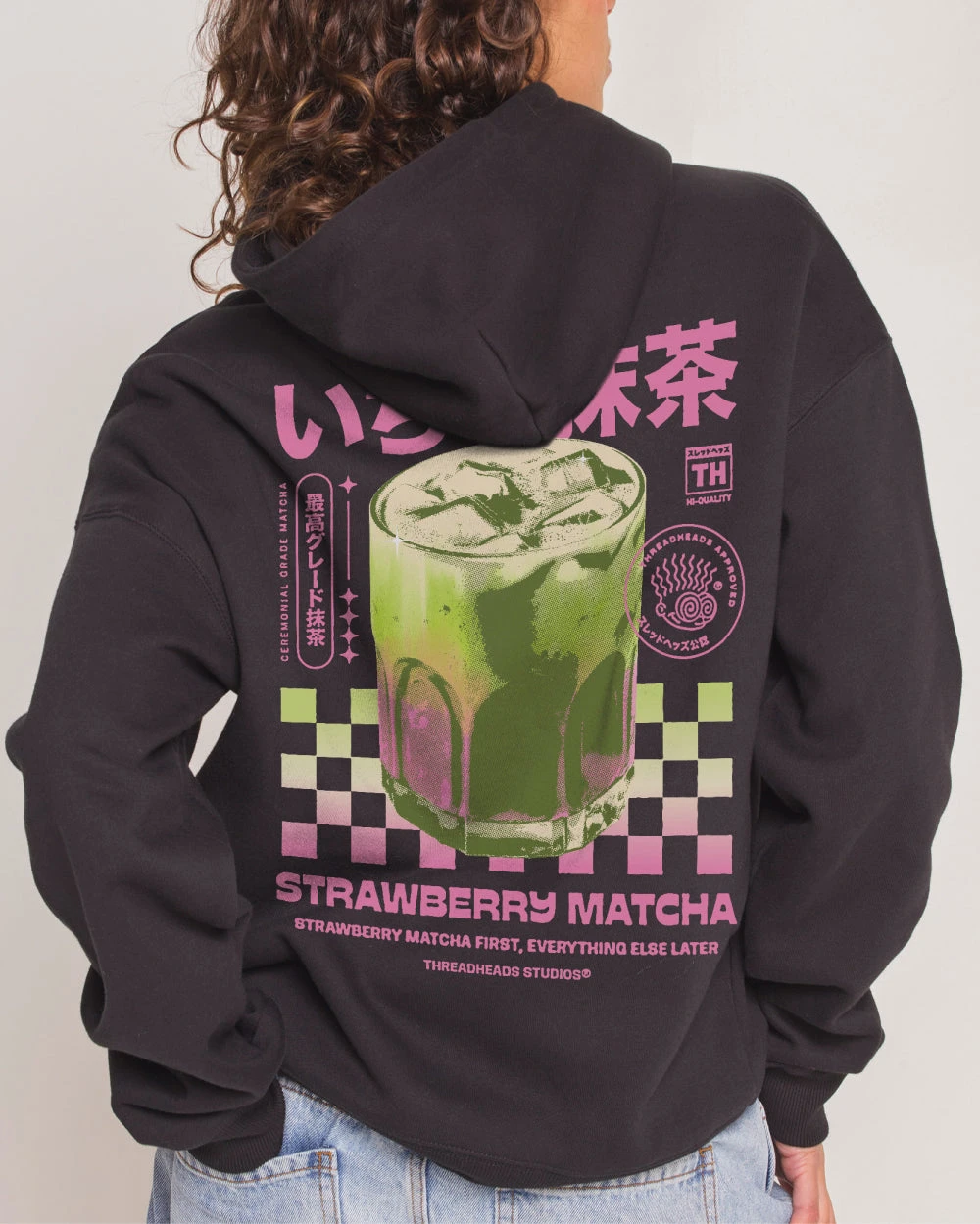 Strawberry Matcha Hoodie 3 Strawberry Matcha Hoodie