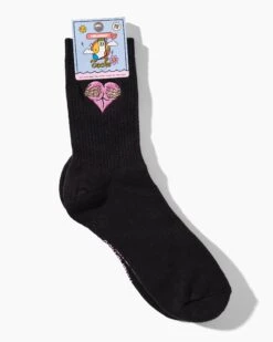 Skeleton Hearts Socks -Threadheads Clothing TH SOCKS 054
