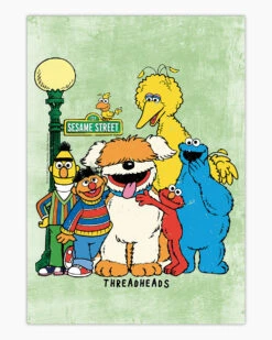Sesame Street The Gangs All Here Art Print