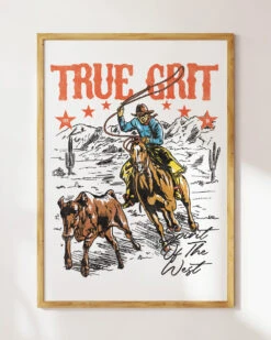 True Grit Art Print
