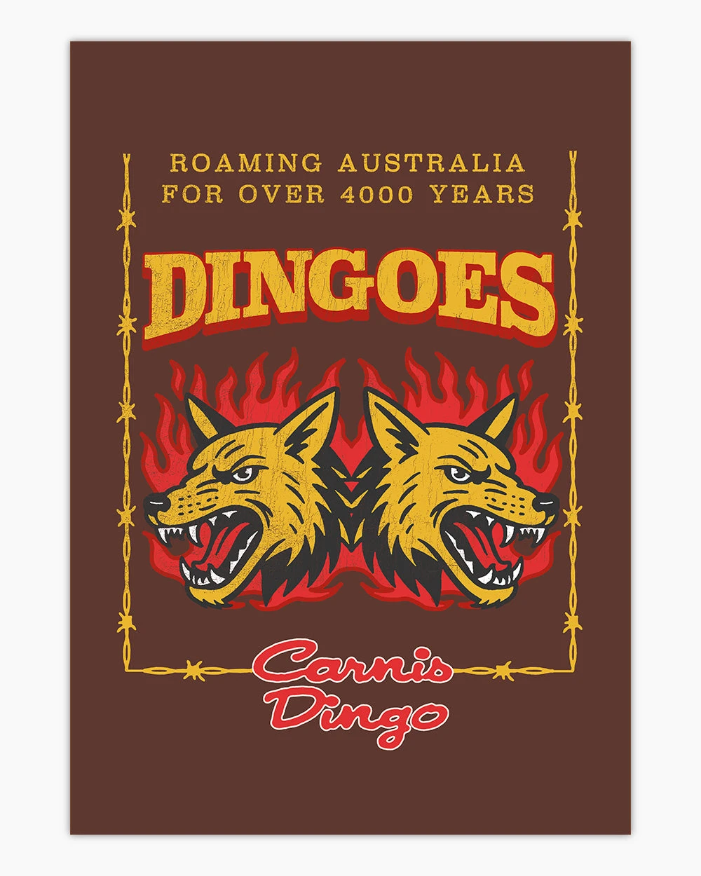 Territory Dingoes Art Print 3 Territory Dingoes Art Print