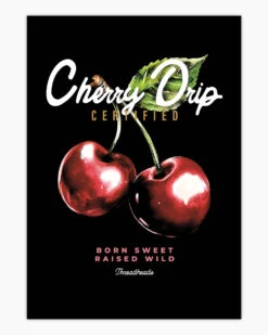 Cherry Drip Art Print -Threadheads Clothing Wall Art Mock Up 1 a14e962d 66ad 4ca3 b10a adb4da703c28