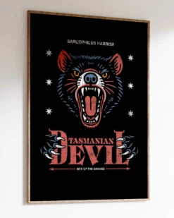 The Devil Art Print -Threadheads Clothing Wall Art Mock Up 2 8dec6991 c143 4075 b010 b0964c9f2c4c