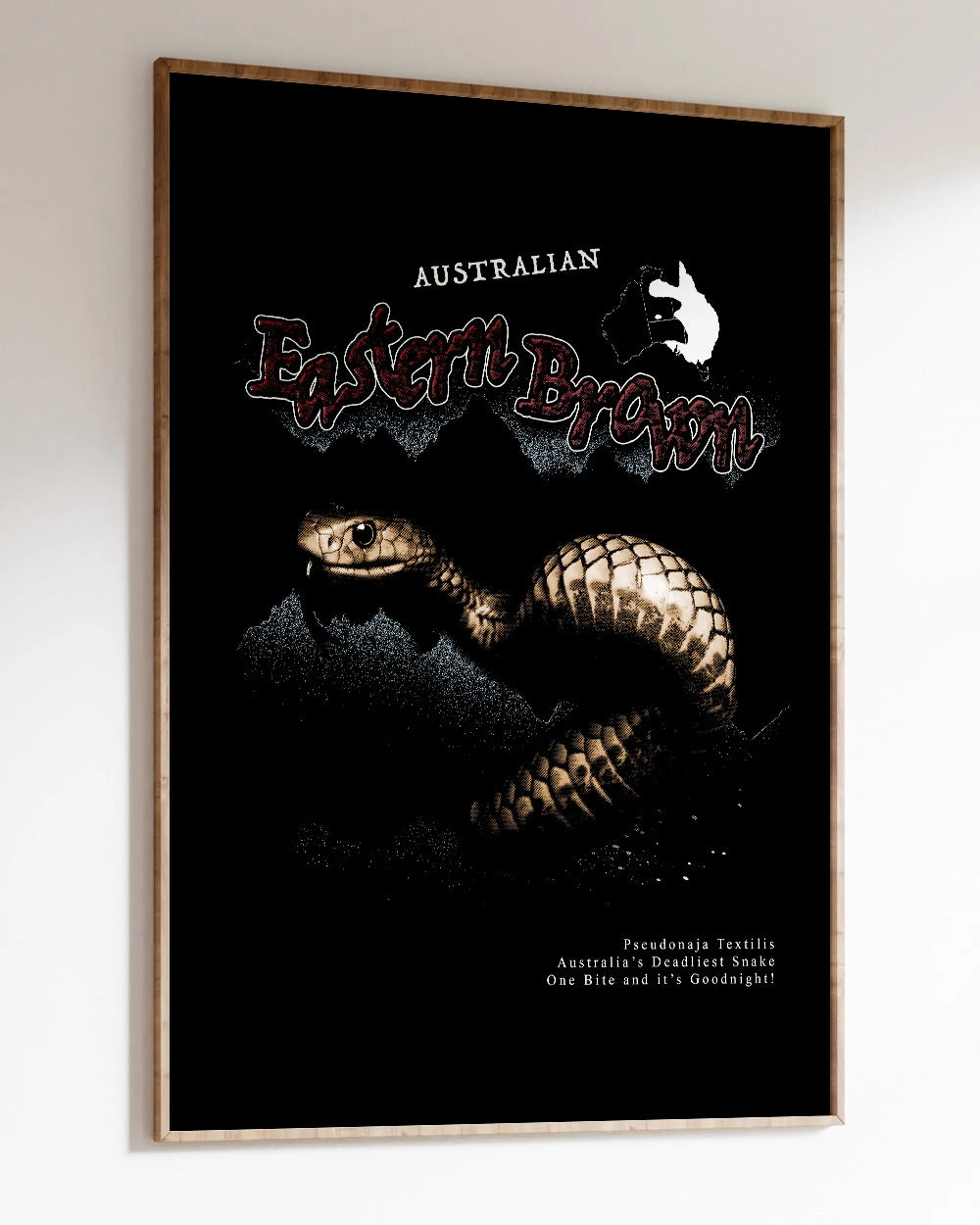 Eastern Brown Art Print 6 Eastern Brown Art Print - Image 4