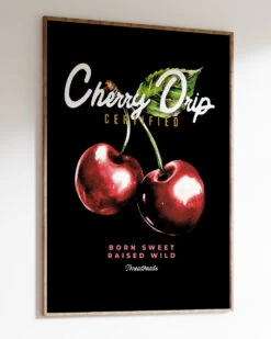 Cherry Drip Art Print -Threadheads Clothing Wall Art Mock Up 2 c5a80092 bd6b 4d28 8617 c85efba9cd0f
