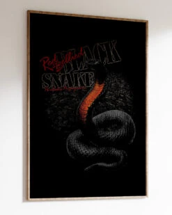 Red Bellied Black Snake Art Print -Threadheads Clothing Wall Art Mock Up 2 c648d4c5 2c06 4933 b4dd a7f9dce2638a