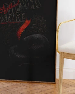 Red Bellied Black Snake Art Print -Threadheads Clothing Wall Art Mock Up 3 39b50a7d 8707 4833 aa70 a46618293636