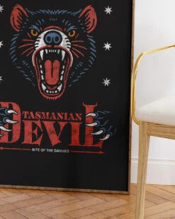 The Devil Art Print -Threadheads Clothing Wall Art Mock Up 3 bffc286e d914 45cf b4d7 4e58c998dd50