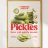Sour Yet Sweet Pickles Art Print