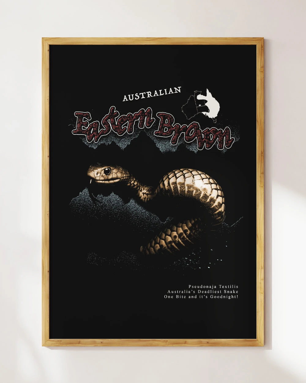 Eastern Brown Art Print 4 Eastern Brown Art Print - Image 2