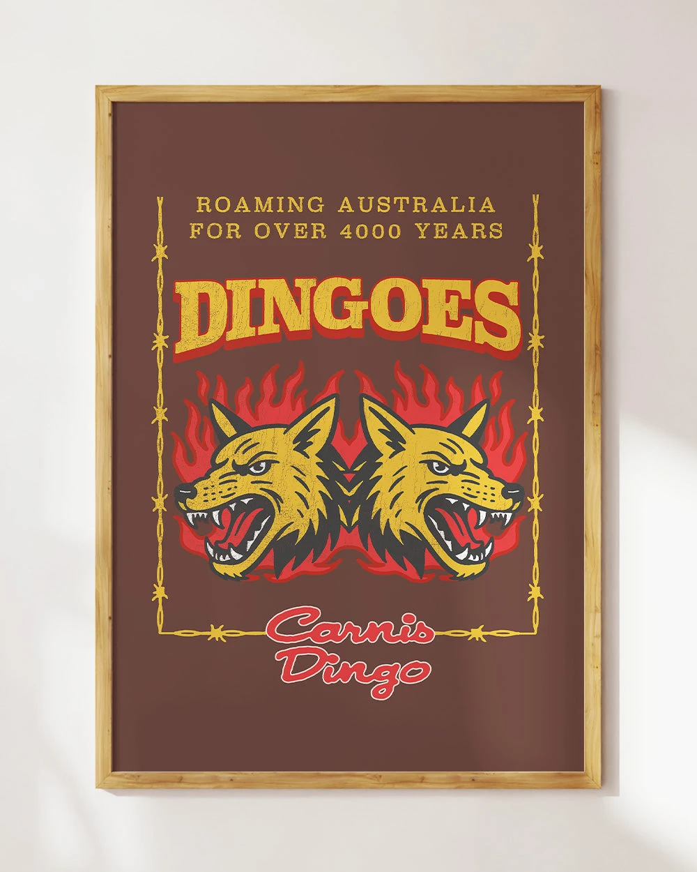 Territory Dingoes Art Print 4 Territory Dingoes Art Print - Image 2