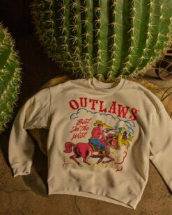 Outlaws Sweatshirt -Threadheads Clothing WesternEcomFlatLay 7