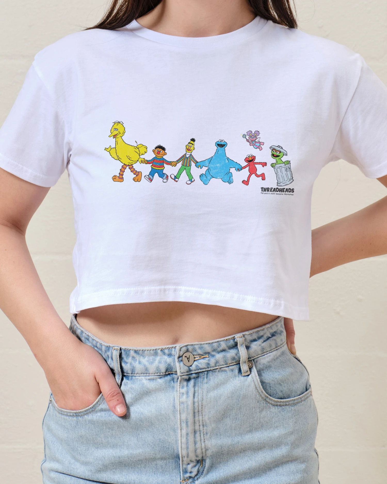 Sesame Street Walk With Me Crop Tee 4 Sesame Street Walk With Me Crop Tee - Image 2
