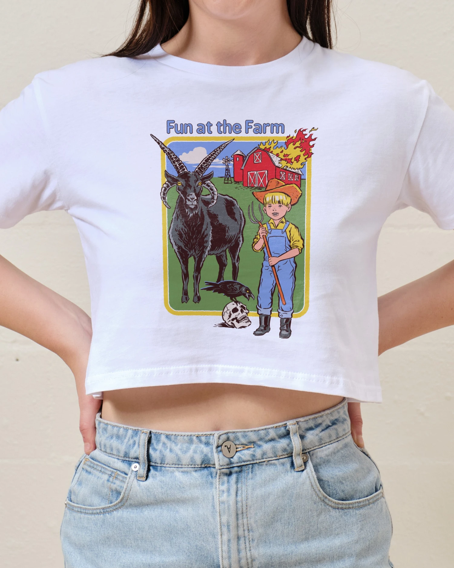 Fun At The Farm Crop Tee 3 Fun At The Farm Crop Tee