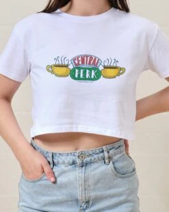 Friends Central Perk Logo Crop Tee