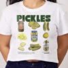 The Pickles Crop Tee -Threadheads Clothing White Crop Tee Front 5404c1e8 9c94 4fec 862d 440ff94c5be2