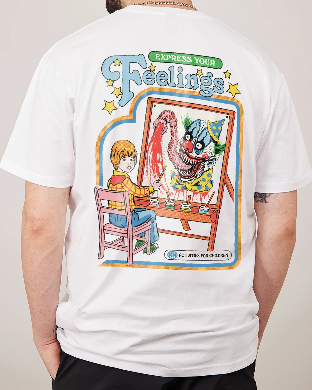 Express Your Feelings Front And Back T-Shirt 5 Express Your Feelings Front And Back T-Shirt - Image 3