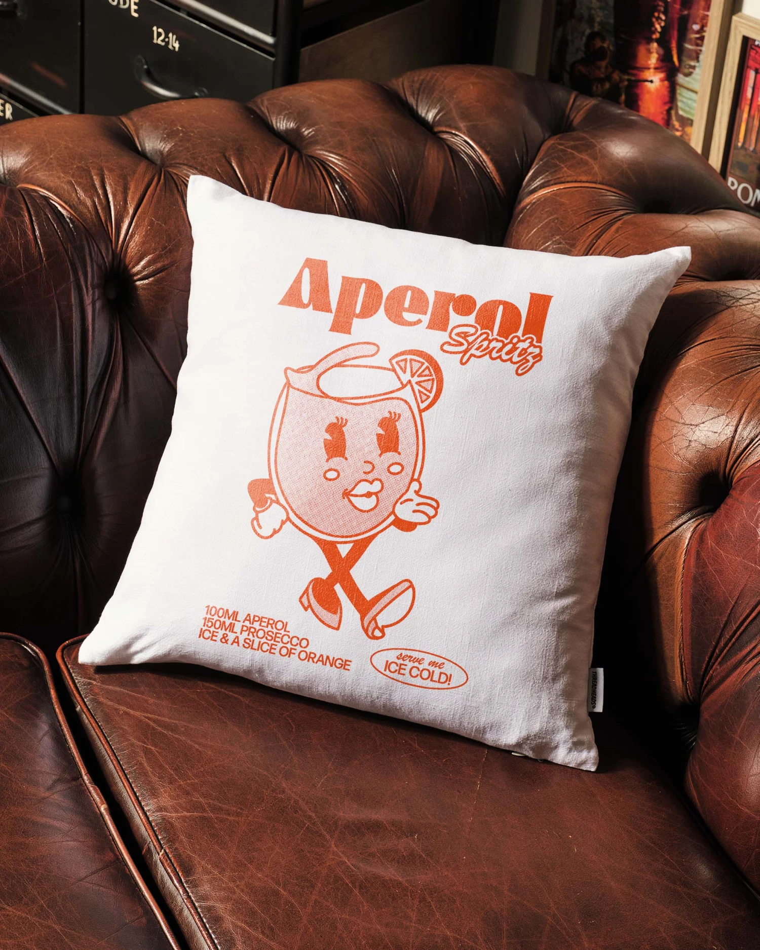 Aperol Spritz Cushion 4 Aperol Spritz Cushion - Image 2