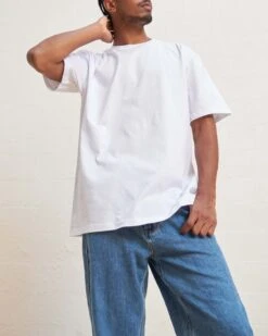 Classic Tee 5-Pack: Black, Brown, Charcoal, Navy, White -Threadheads Clothing White Front 2 26b54776 8b96 495b 9230 1964fe45543d