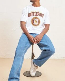 Harry Potter Hufflepuff College T-Shirt 7 Harry Potter Hufflepuff College T-Shirt -Threadheads Clothing White Front 1b80e418 8f0b 4356 97c1 d6e1cb9ceb85