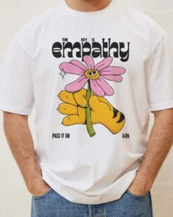 Empathy T-Shirt -Threadheads Clothing White Front 2afc1a0b c2ba 402a 9488 a07b069305e7