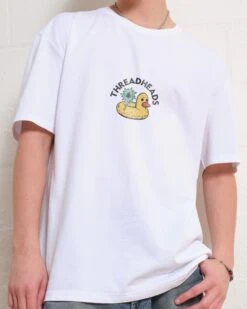 Another Fine Day T-Shirt -Threadheads Clothing White Front 46164a00 e344 400a 992f 0894d0e7f27f