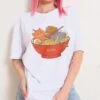 Ramen And Cats T-Shirt -Threadheads Clothing White Front 48b2d7e9 04b8 4591 b0a7 645bd0af006f
