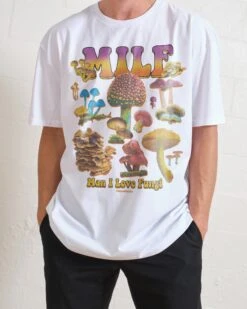 MILF Fungi T-Shirt -Threadheads Clothing White Front c78fd5ba dbf5 419e 9c62 99454ea53b01