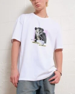 Woke Up Again, Not Thrilled T-Shirt -Threadheads Clothing White Front e0bae158 ff09 46a0 8518 155e822b1ba0