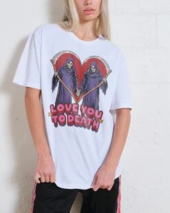 Love You To Death T-Shirt 15 Love You To Death T-Shirt -Threadheads Clothing White Front eb9b9e1f c7f4 409a b9f7 68e706f9015f