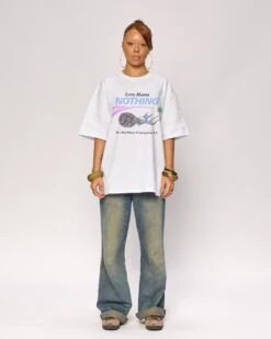 Keep Swinging Oversized Tee 9 Keep Swinging Oversized Tee -Threadheads Clothing White Full Body Oversized Front 1 78ad6e48 e0f2 40ec bcbb 3cdbad905f8a