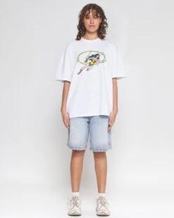 DC Wonder Woman Lasso Of Truth Oversized Tee -Threadheads Clothing White Full Body Oversized Front 331f74f6 3c1f 47fc acfa c7a049e4d4e2