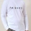 Friends Logo Long Sleeve -Threadheads Clothing White LongSleeveFront 224fca14 2338 434d 9b6a c25410fa251a