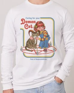 Caring For Your Demon Cat Long Sleeve