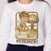 Science! Long Sleeve -Threadheads Clothing White LongSleeveFront fc2d6a2f 6f3a 4ee6 9926 c93daf034c25