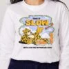 Take It Slow Long Sleeve -Threadheads Clothing White Long Sleeve Front d42d6d56 0414 4fee 85f0 08e3655a1519