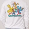 Sesame Street Hoops Long Sleeve -Threadheads Clothing White MensLongSleeveBack a5b941d1 b005 4048 84d6 e39a1b7c4ef6