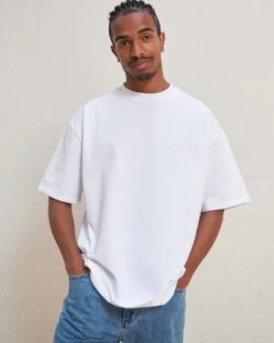 Oversized Tee 4 Pack: Charcoal, Black, Powder Blue, White -Threadheads Clothing White Oversized c097a056 e85f 44a9 aa03 1e0484a53e6c