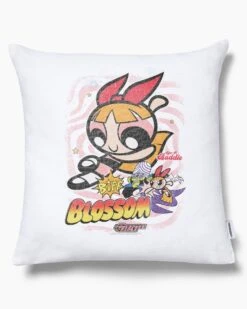 Blossom Cushion -Threadheads Clothing White Plain Ecom f3c3cf18 f350 4e4d 94c3 4fc29880d2ab