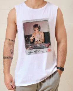 Polaroid DJ Lee Tank -Threadheads Clothing White TanksFront 41321878 2c08 4a60 9323 cae36df8a97c