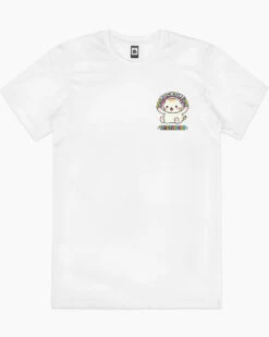 Fuck Off Cat Mini Print Tee