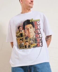 Cosmo Kramer Oversized Tee -Threadheads Clothing WhiteMenOversized Front 76316d0f 0f91 43ba 92c5 a93616b5ebd8