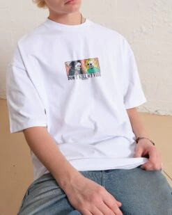 Don't Kill My Vibe Oversized Tee -Threadheads Clothing WhiteOversized Front 9c7b8613 3e03 4c64 aa66 698ec8dc6435