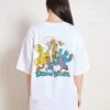 Sesame Street Hoops Oversized Tee -Threadheads Clothing WhiteWomenOversized Back 77c21d47 a9f4 4e17 9e81 fe7b790d17a0