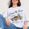 Speed & Power Oversized Tee -Threadheads Clothing WhiteWomenOversized Front bc7a1eee 52a9 462b a6e9 c5cb04f42f9f