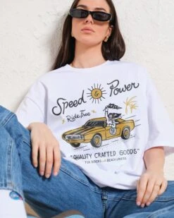 Speed & Power Oversized Tee