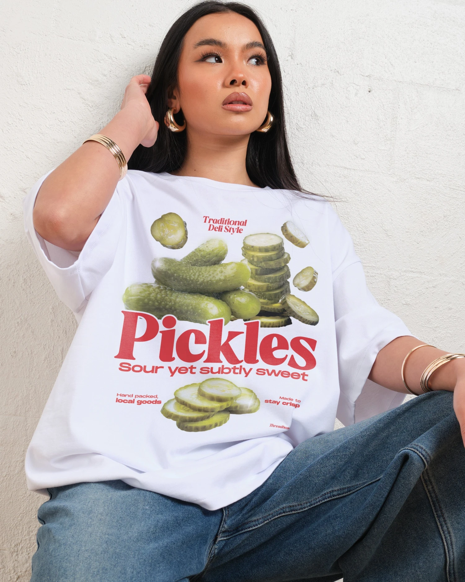 Sour Yet Sweet Pickles Oversized Tee 4 Sour Yet Sweet Pickles Oversized Tee - Image 2