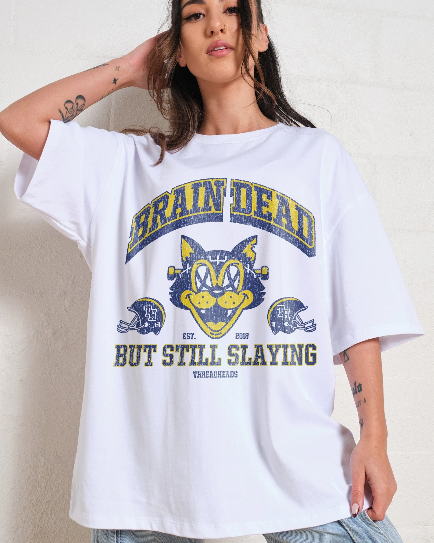 Brain Dead Cat Oversized Tee 6 Brain Dead Cat Oversized Tee - Image 4